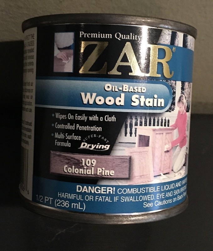 Zar Interior Stain 109 Colonial Pine 1/2 pint