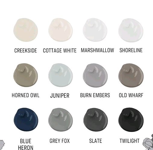 2 X Serenity Silk All-in-One Mineral Chalk Paint Furniture Decor Cabinets 16oz