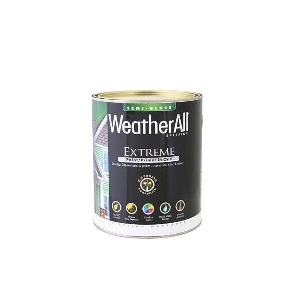 Weather All Extreme paint and primer WAESG-D Deep Base 1 QT Semi Gloss