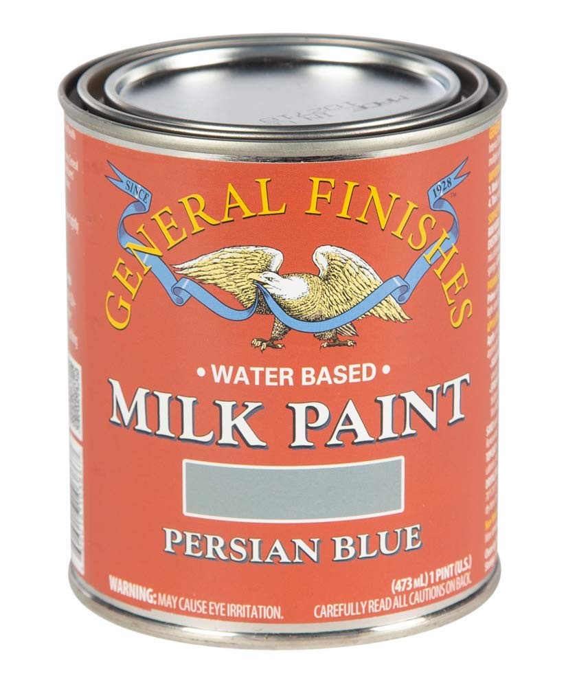 Water Based Milk Paint, 1 Pint, Persian Blue