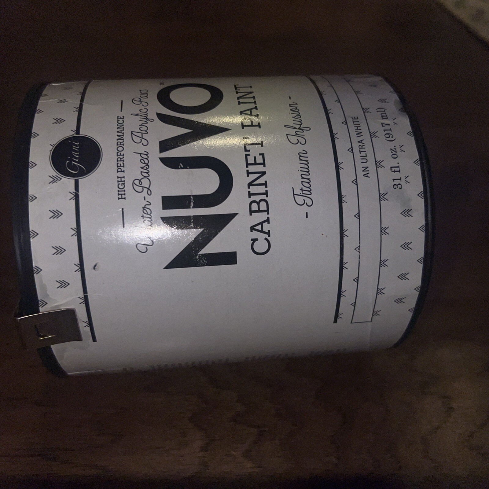 Nuvo Cabinet Paint Titanium Infusion Quart Ultra White