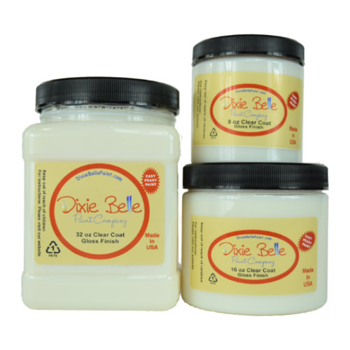 DIXIE BELLE CLEAR COAT SEALERS FLAT SATIN GLOSS