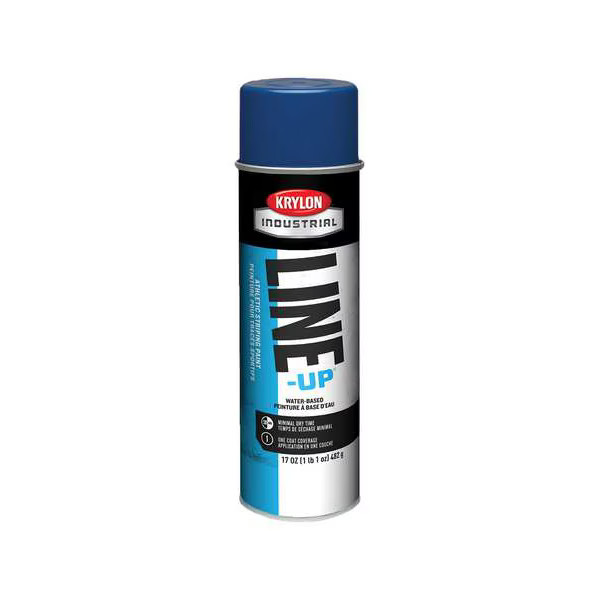 Industrial Athletic Field Striping Paint, 17 oz., Athletic Navy, Water -Based