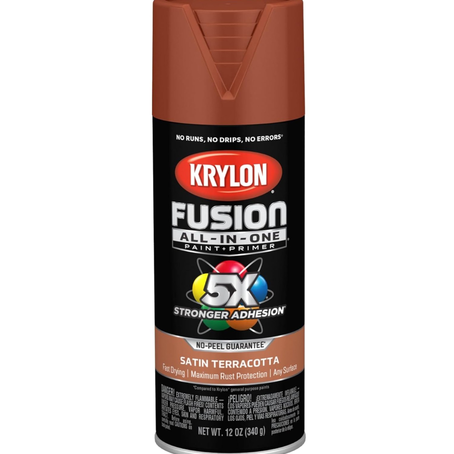 Fusion 12 oz Spray Paint in Terracotta – Fast-Drying & Durable for All Surfaces