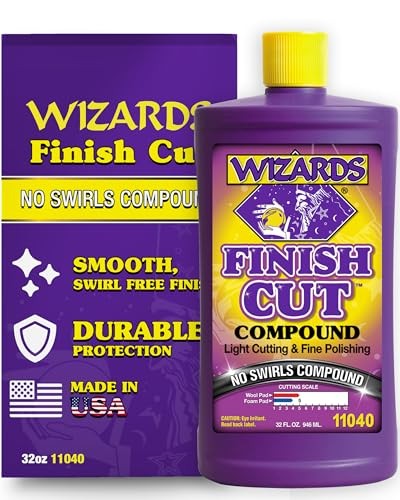 Finish Cut Compound – Levels Scratches and Brightens Dull Finishes – 32 oz.