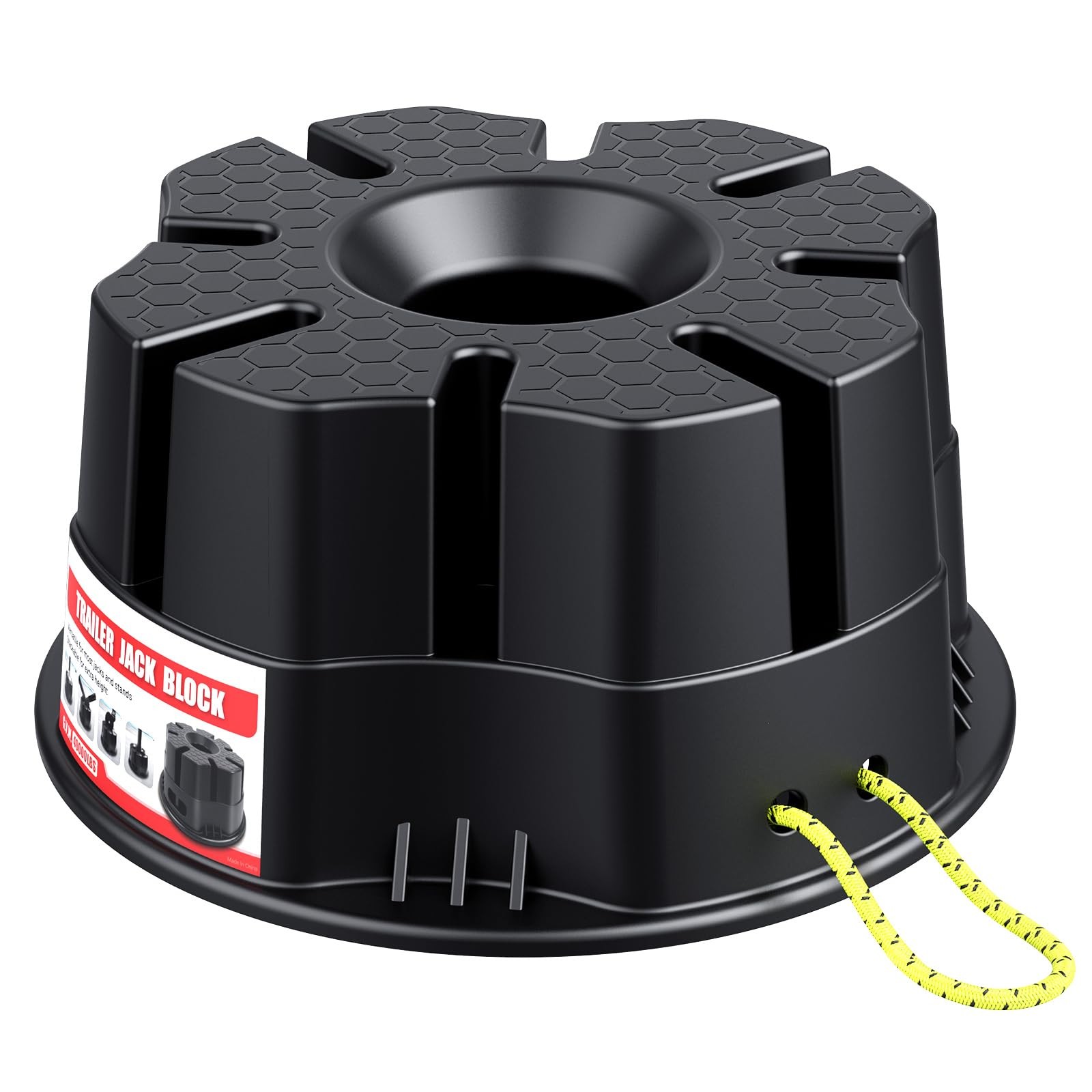 Bestwooo Heavy Duty Rv Jack Blocks Durable Trailer Rv Leveling Blocks For Any
