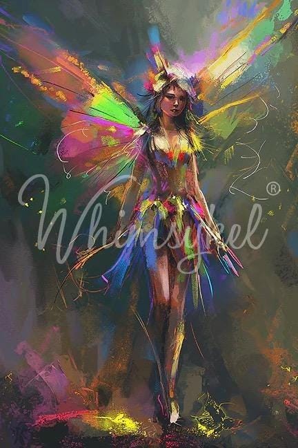 Woodland Fairy | Large Decoupage Tissue Paper for Furniture | 21×29 | Whimsykel