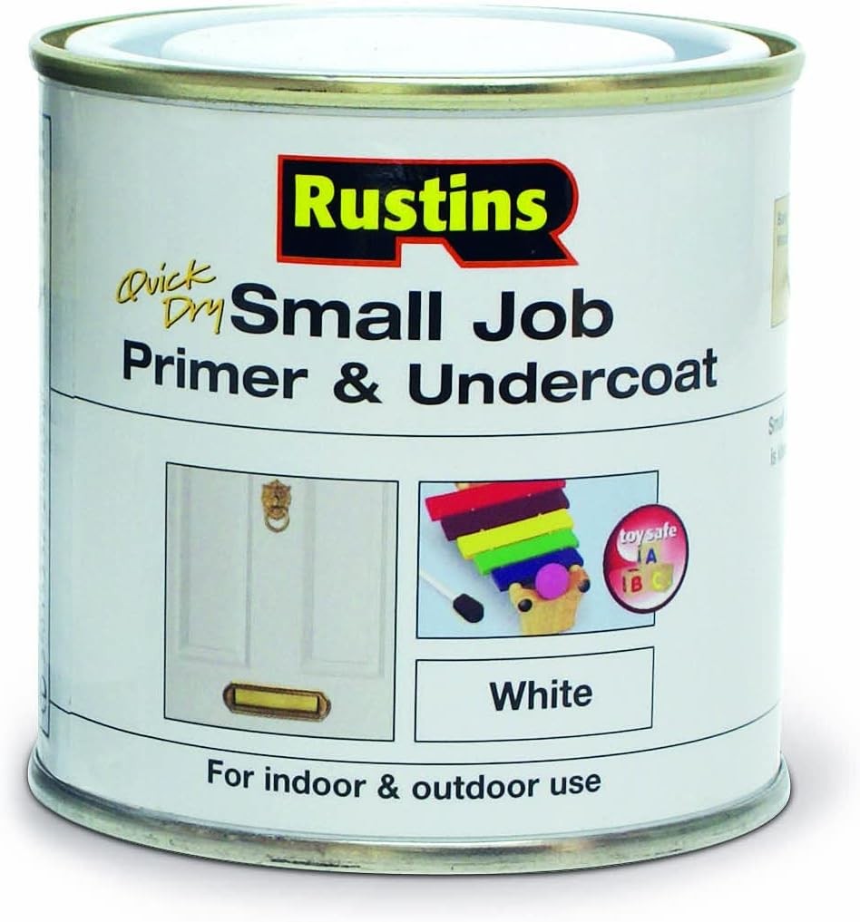 Rustins Small Job Primer & Undercoat White 250ml