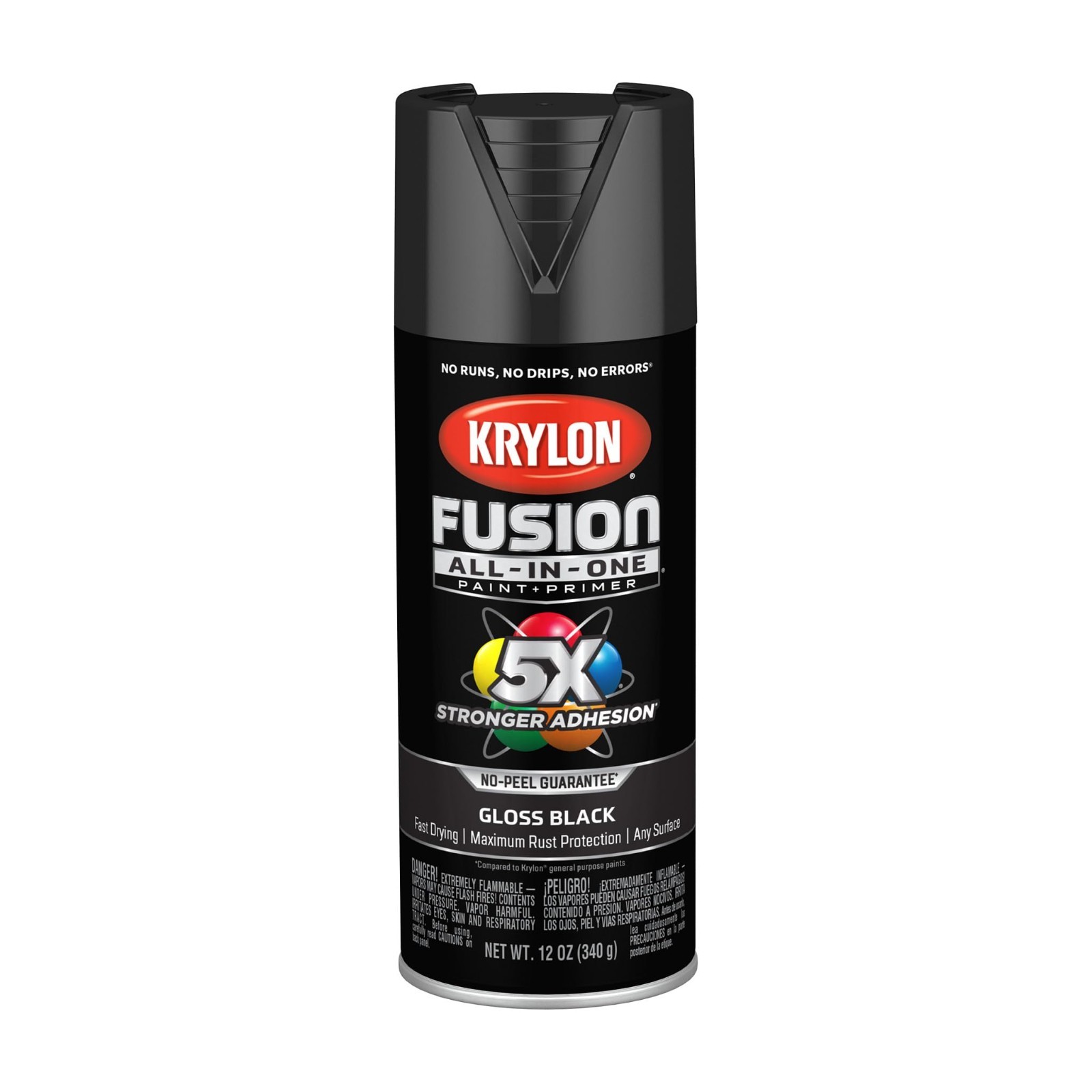 Krylon Fusion All-In-One Adhesive Spray Paint for Indoor/Outdoor Use, 12 oz
