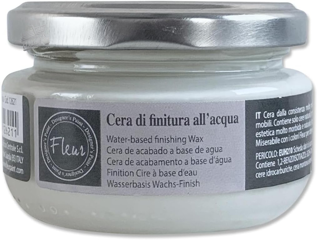 Wax Finish Fleur Water Furniture Walls Wood Shabby Transparent Amber 100ml