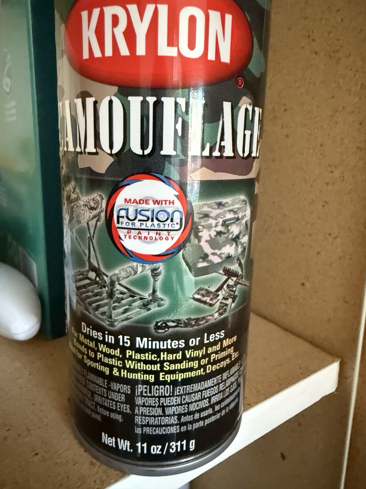Rust-Oleum Specialty Flat Camouflage Spray Paint Fast Dry 12 oz OLIVE