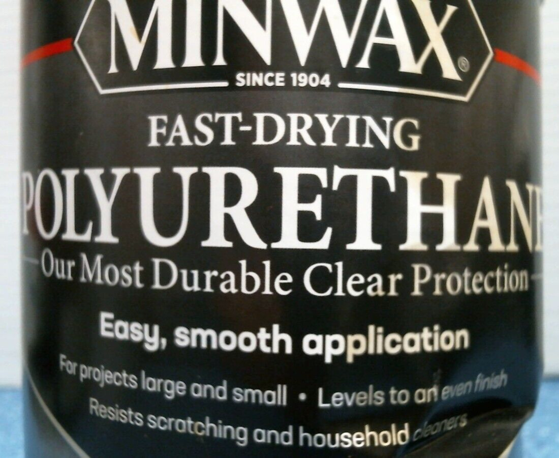 Minwax Fast-Drying Polyurethane, WARM SATIN, 32 fl. oz. (63010) FS