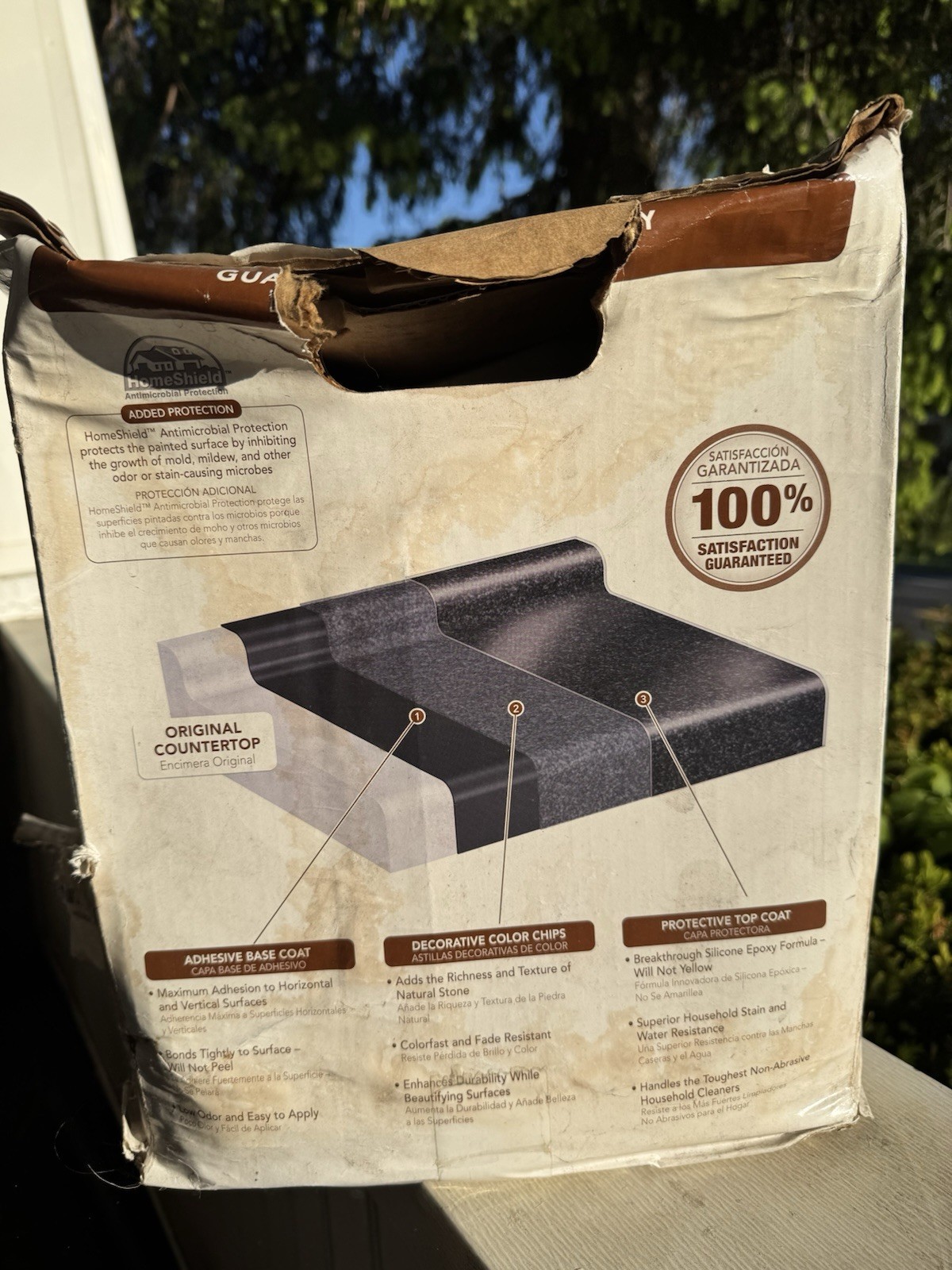 RUST-OLEUM Onyx Countertop Transformations Kit 70 oz. *Missing Chip Dispenser*