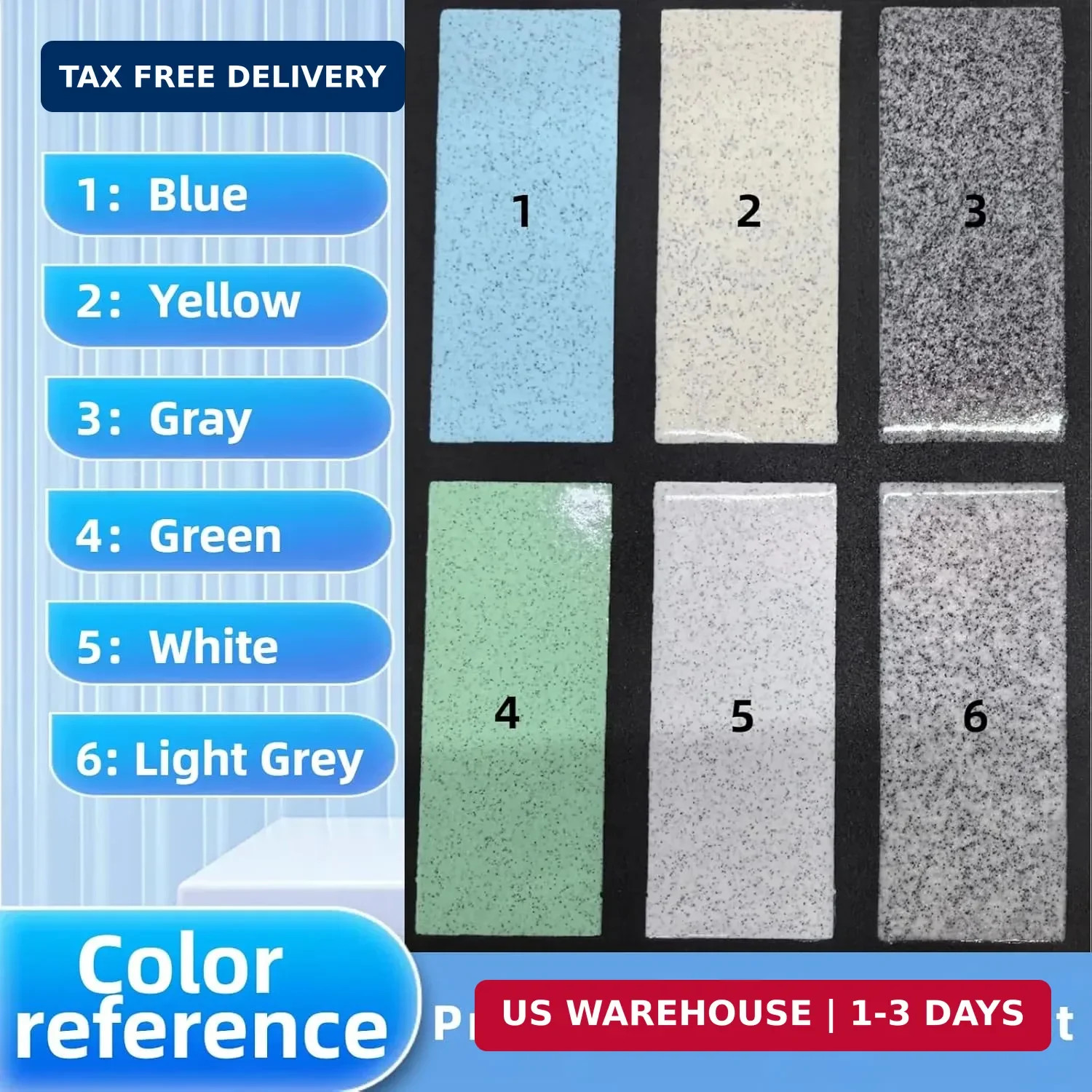 Epoxy Colored Sand Floor Paint, Epoxy Floor Paint High Gloss Marble Effect Coati