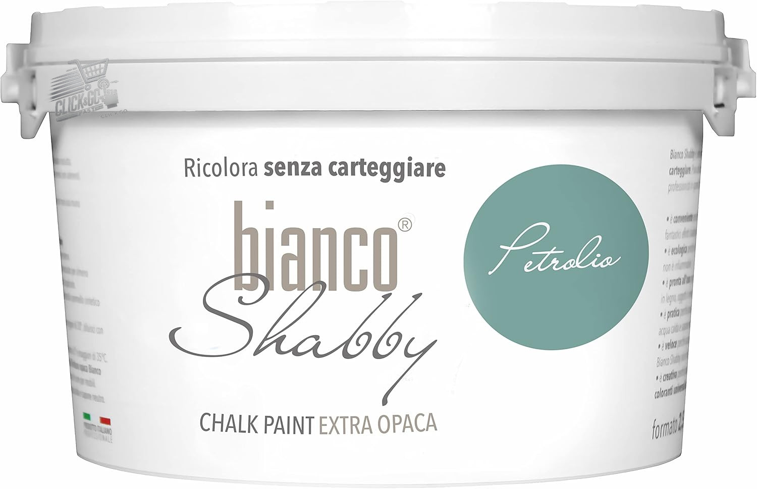 CHALK PAINT OIL 2.5L Painting Furniture Walls Shabby Chic Vintage Matte Wood