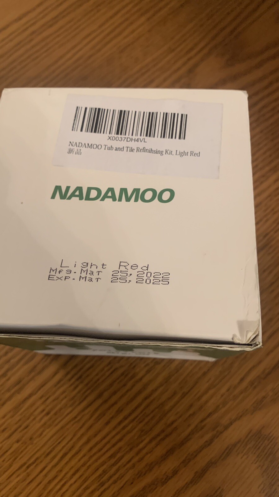 NADAMOO Tub and Tile Refinishing Kit 500g Light Red