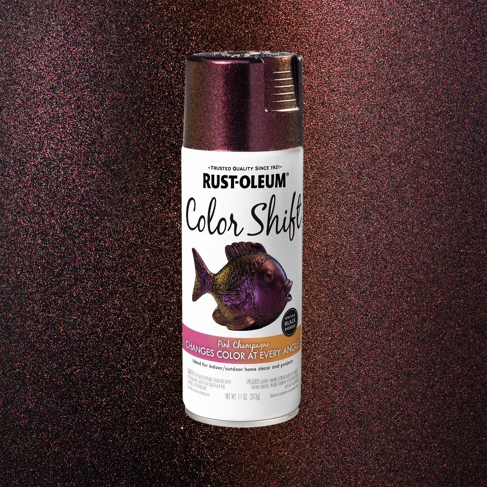 Shift Effect Spray Paint, Pink Champagne Color, 11 oz Aerosol Can for DIY Crafts