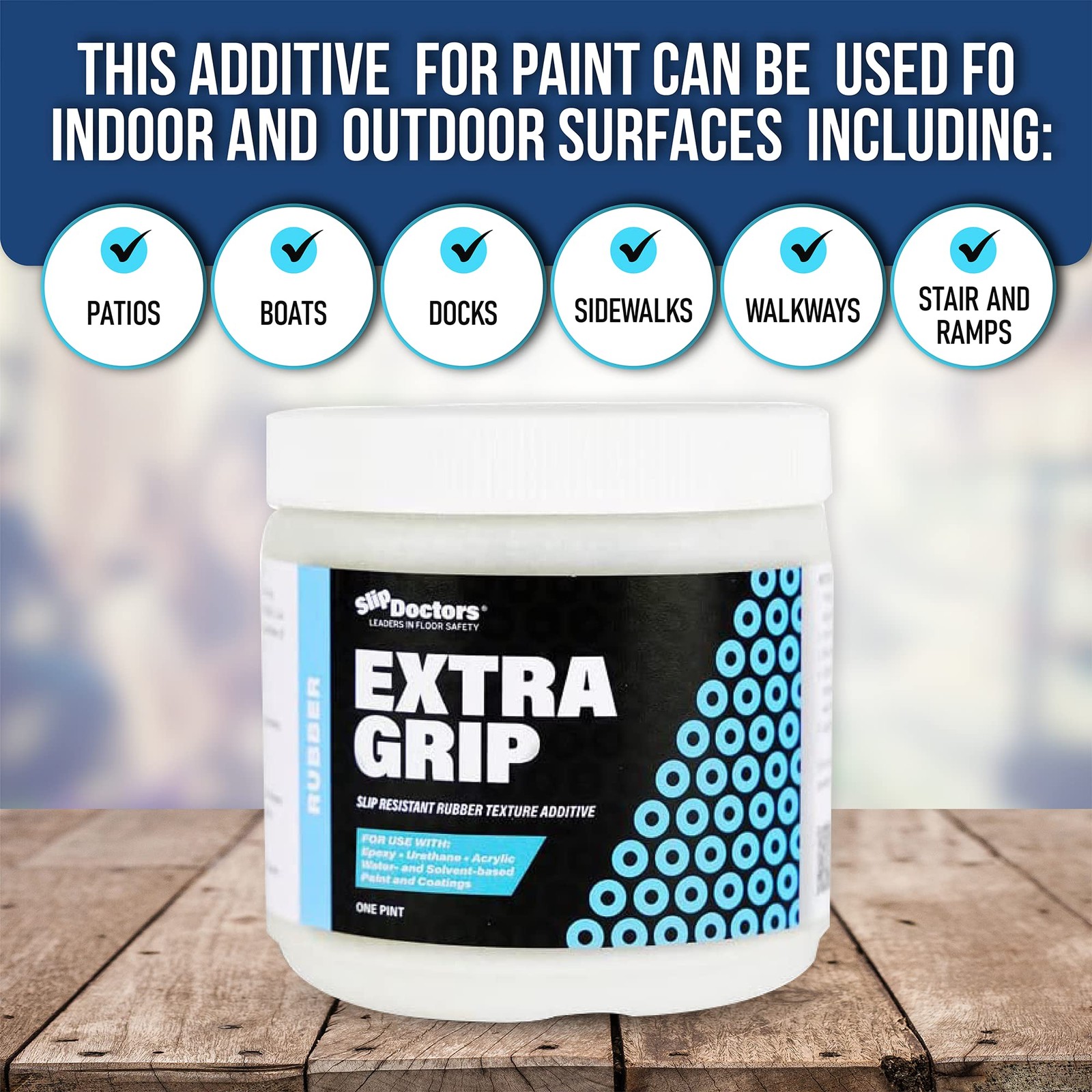 Slip Doctors Extra Grip Anti-Skid Rubber Additive For Resistant Additive To