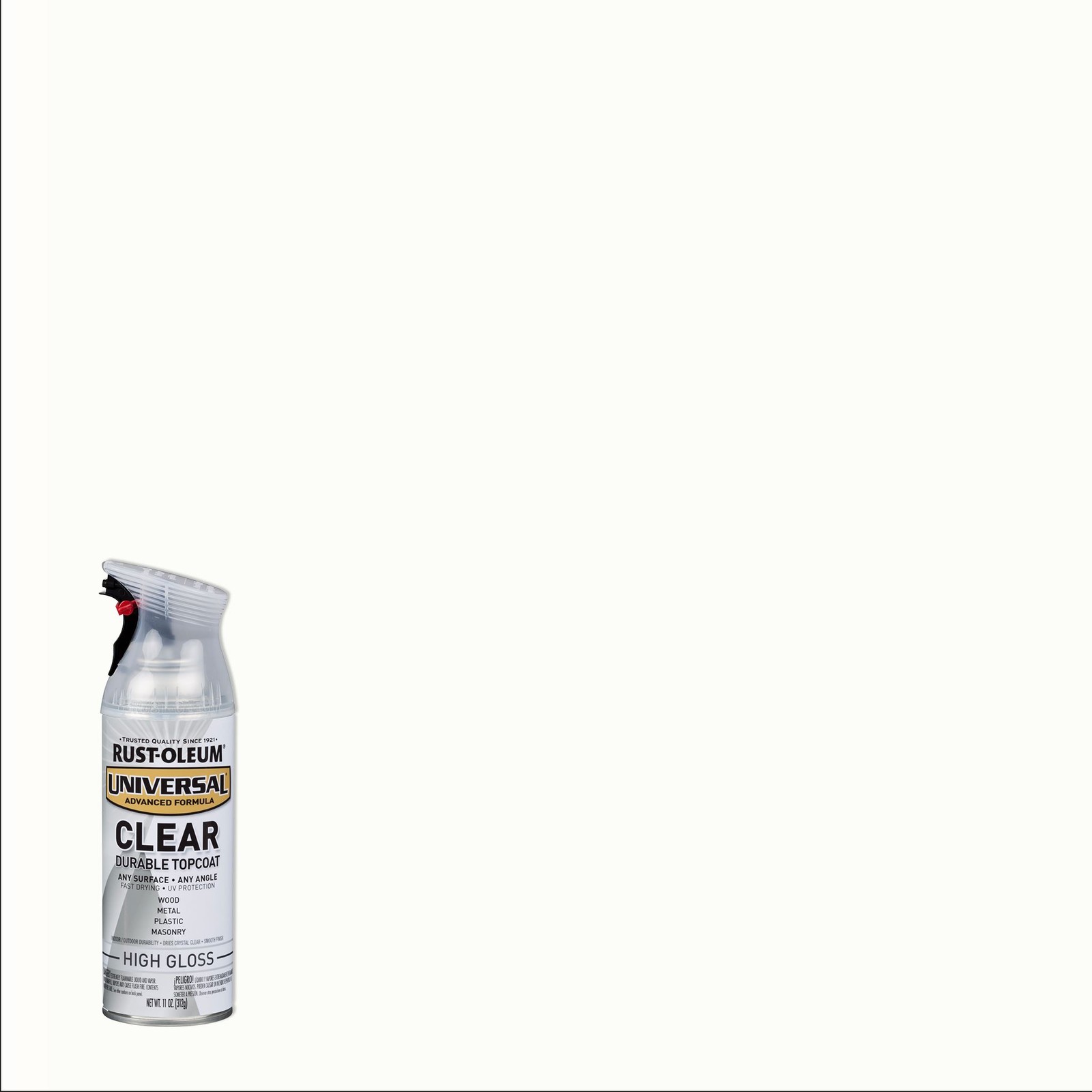 Rust-Oleum Universal Premium Spray Paint Clear Topcoat, 11 oz High Gloss- 302110
