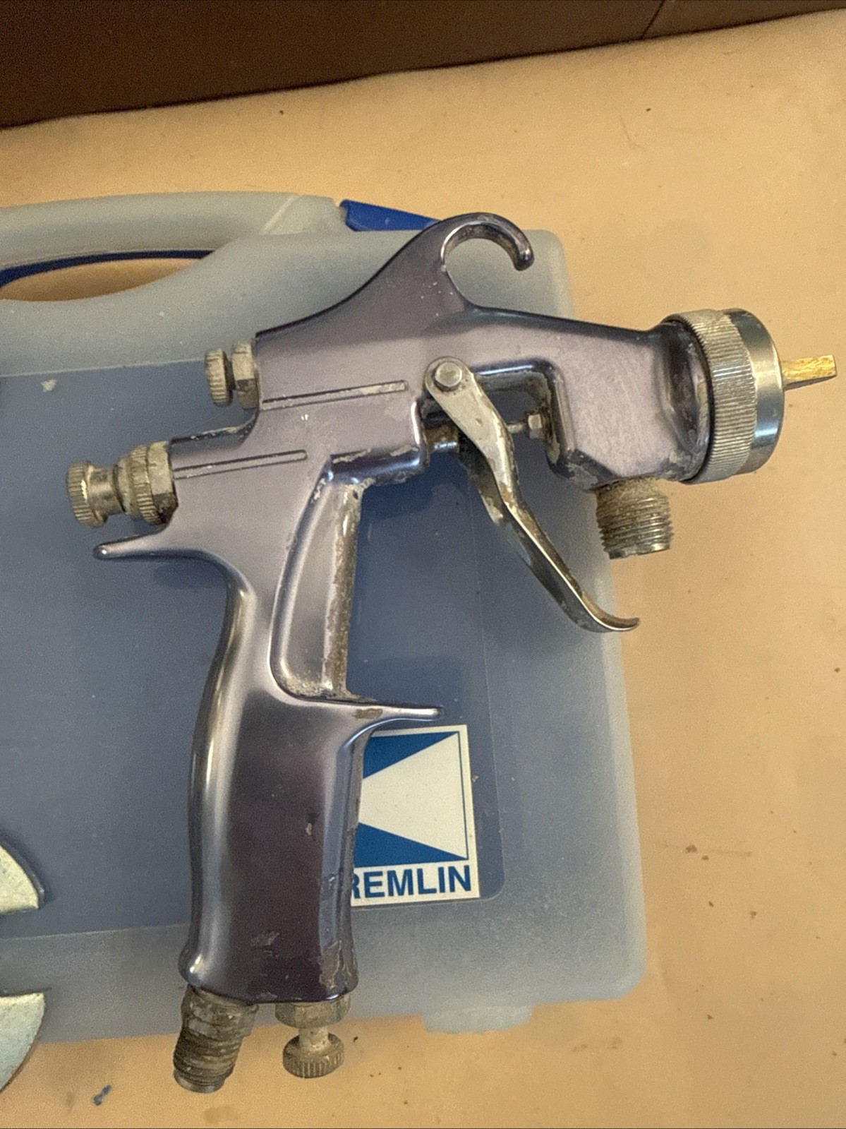 Kremlin Pressure HTI 6 Bar 87 PSU Air Spray Gun HVLP E3 Nozzle