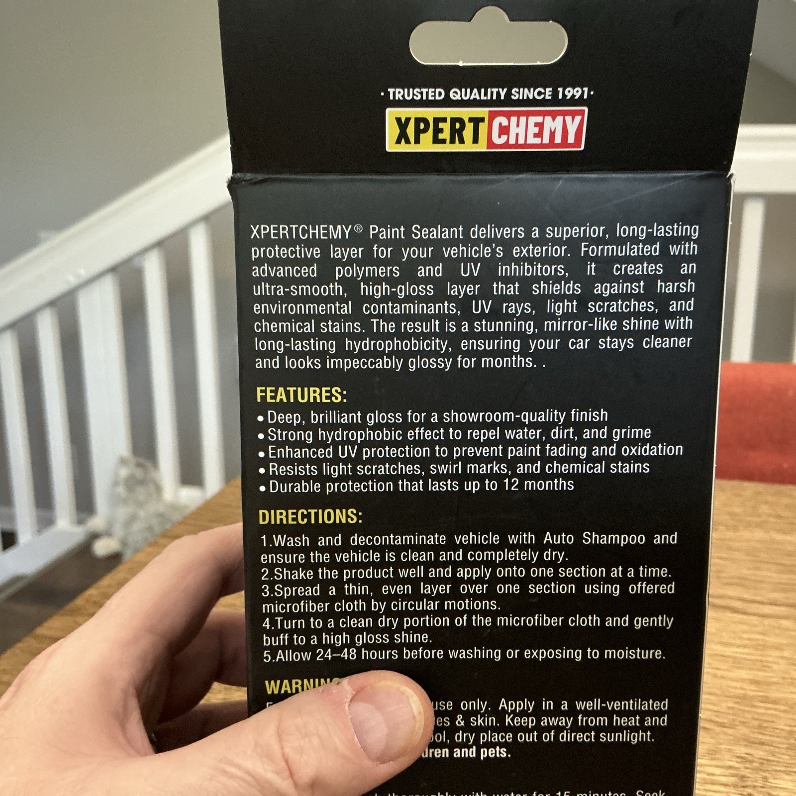 XPERTCHEMY-Ceramic Paint Sealant-Spray-On Kit – 10 FL OZ – NEW IN BOX