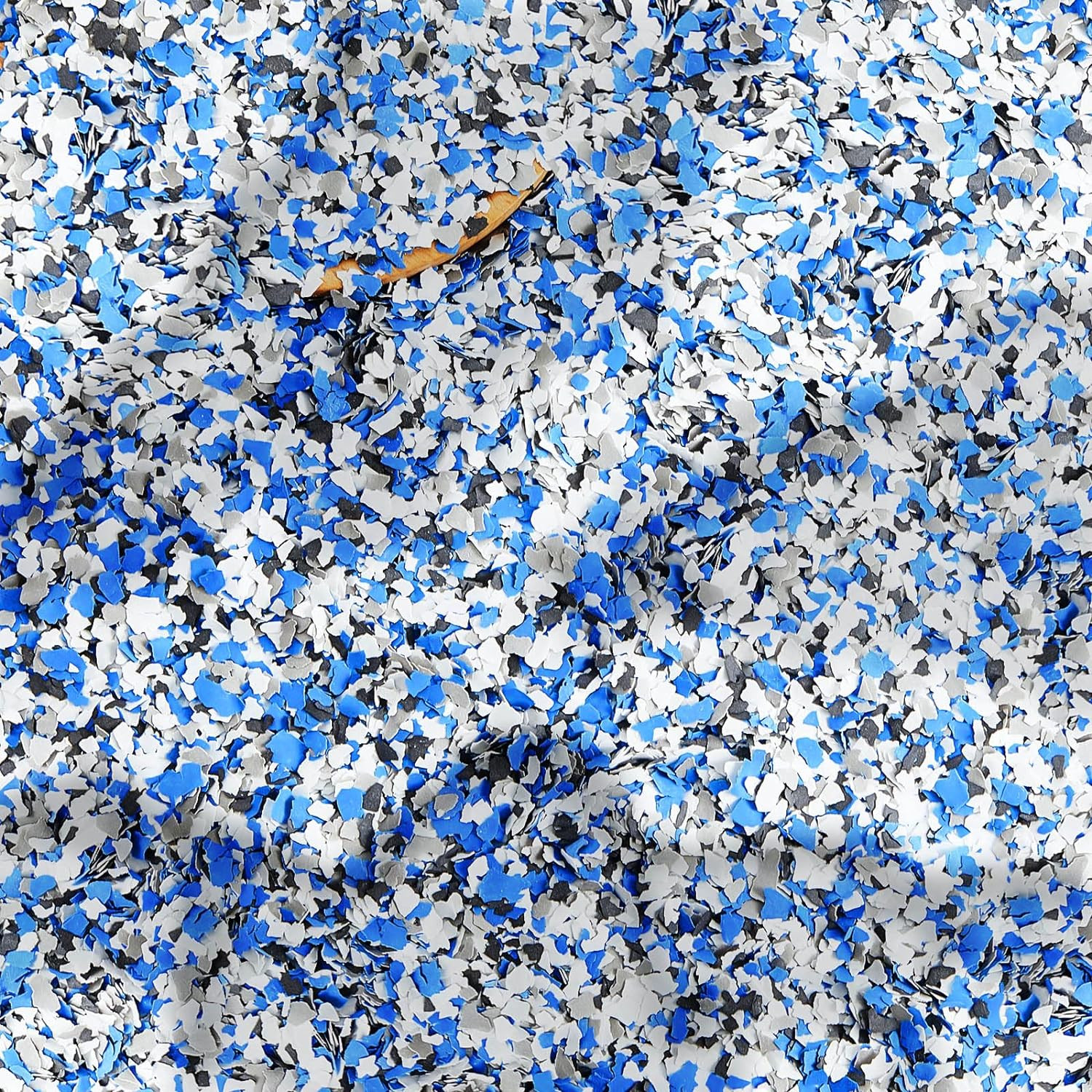 12.4 Lb Epoxy Garage Floor Coating Paint, Includes Black, White, Blue, Gray Deco