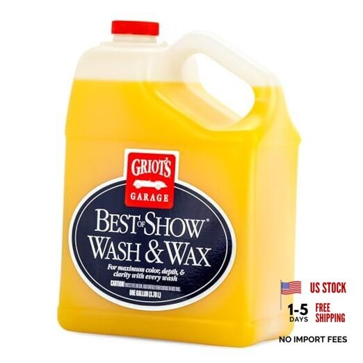 Best of Show Wash and Wax for Car Detailing and 128 Fl Oz (Pack of 1)