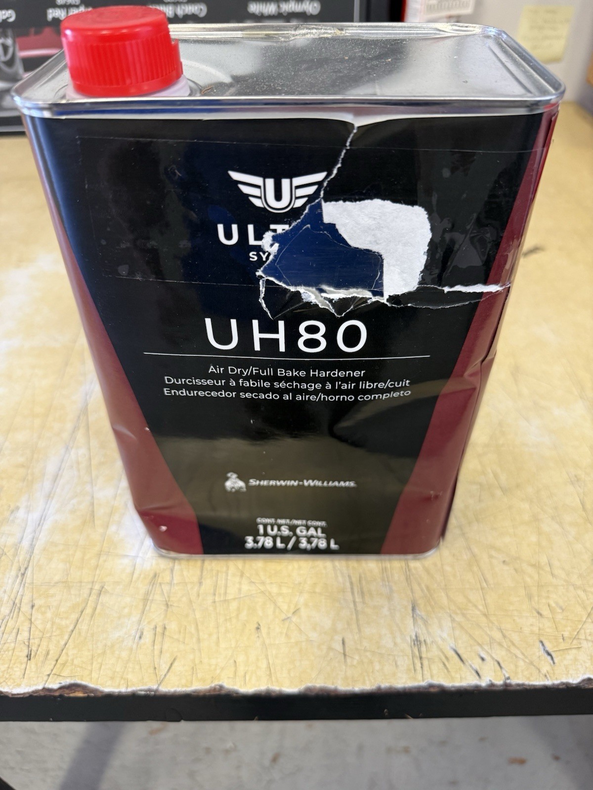 1 Gallon Of UH80 Air Dry/full Bake Hardener
