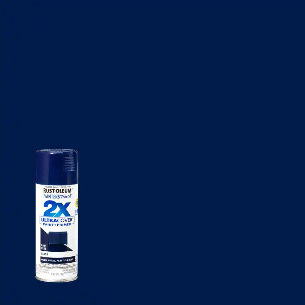 12 Oz. Gloss Navy Blue General Purpose Spray Paint (6-Pack)