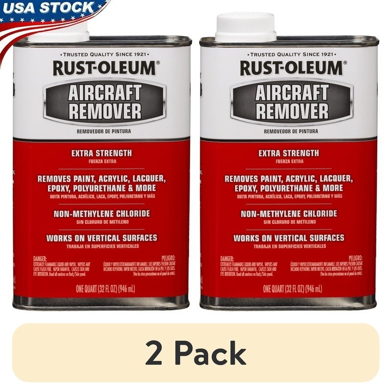 Automotive Aircraft Remover Quart Fast Acting Metal Finishes Stripper Easy Clean