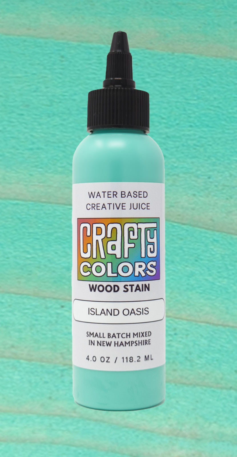 Aquamarine Wood Stain – Crafty Colors Vibrant Water Based Wood Stains