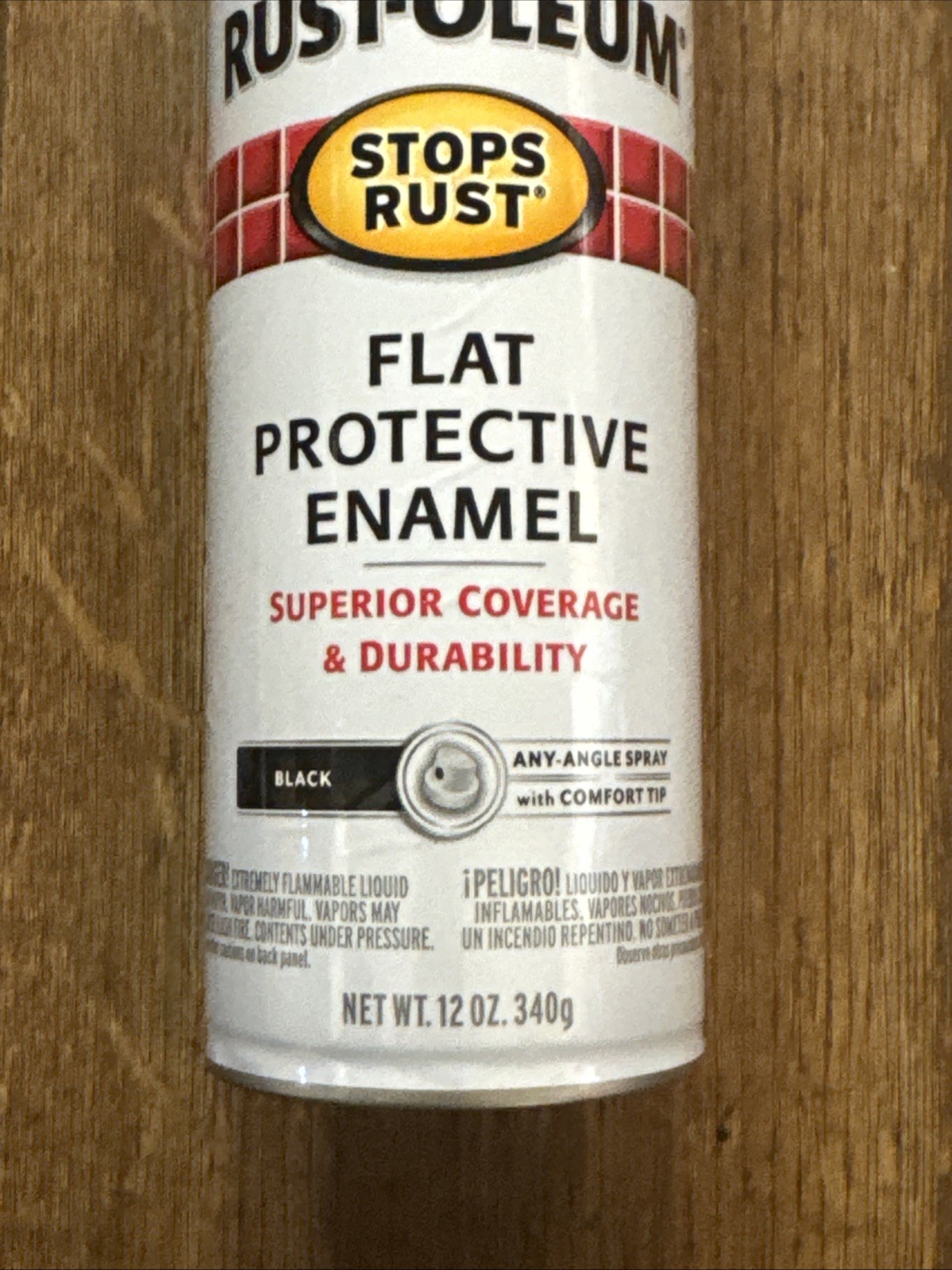 Rust-Oleum 7777830 Stops Rust Spray Paint, 12 Ounce (Pack of 1), Satin Black