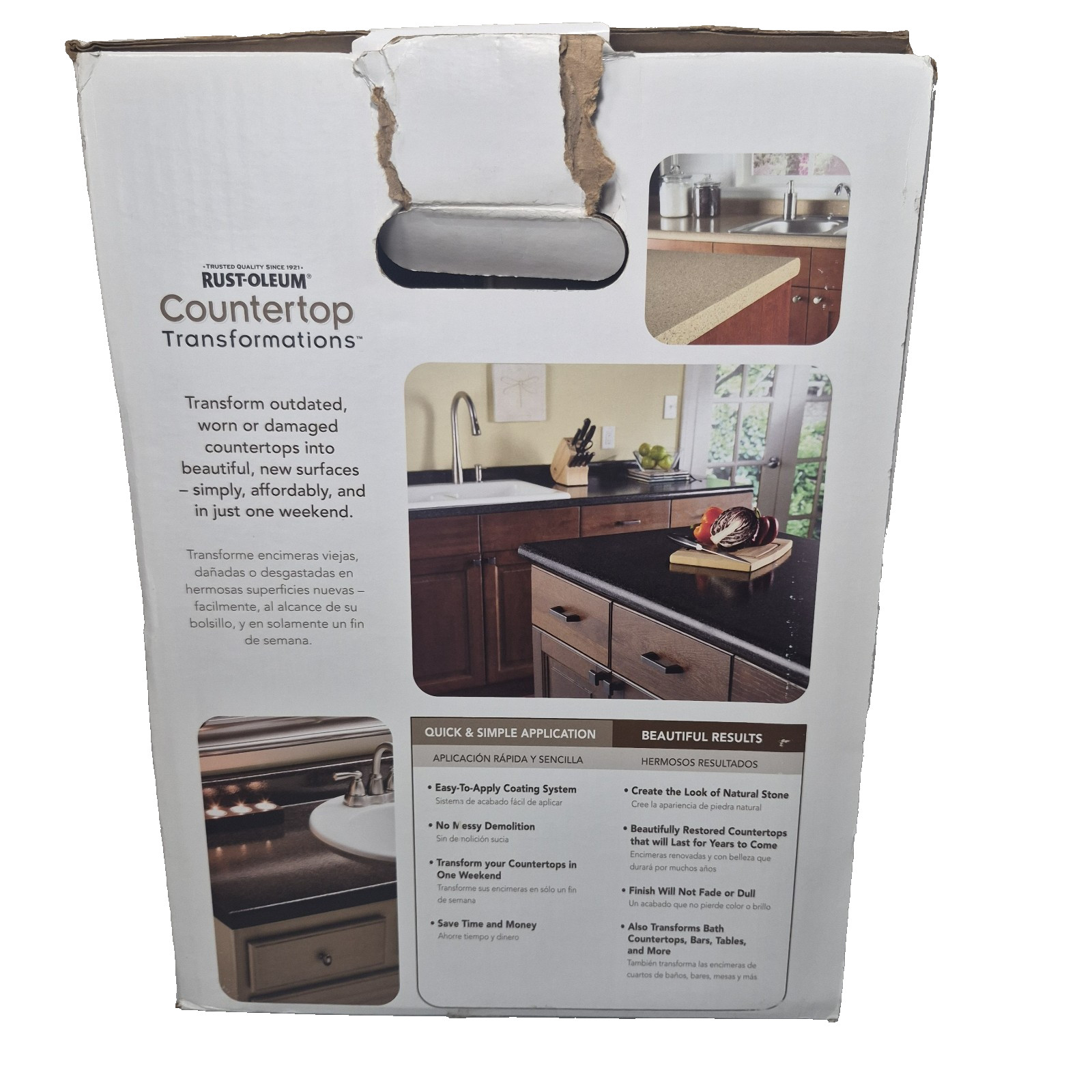 RUSTOLEUM DESERT SAND TRANSFORMATIONS COUNTERTOP REFINISHING SYSTEM