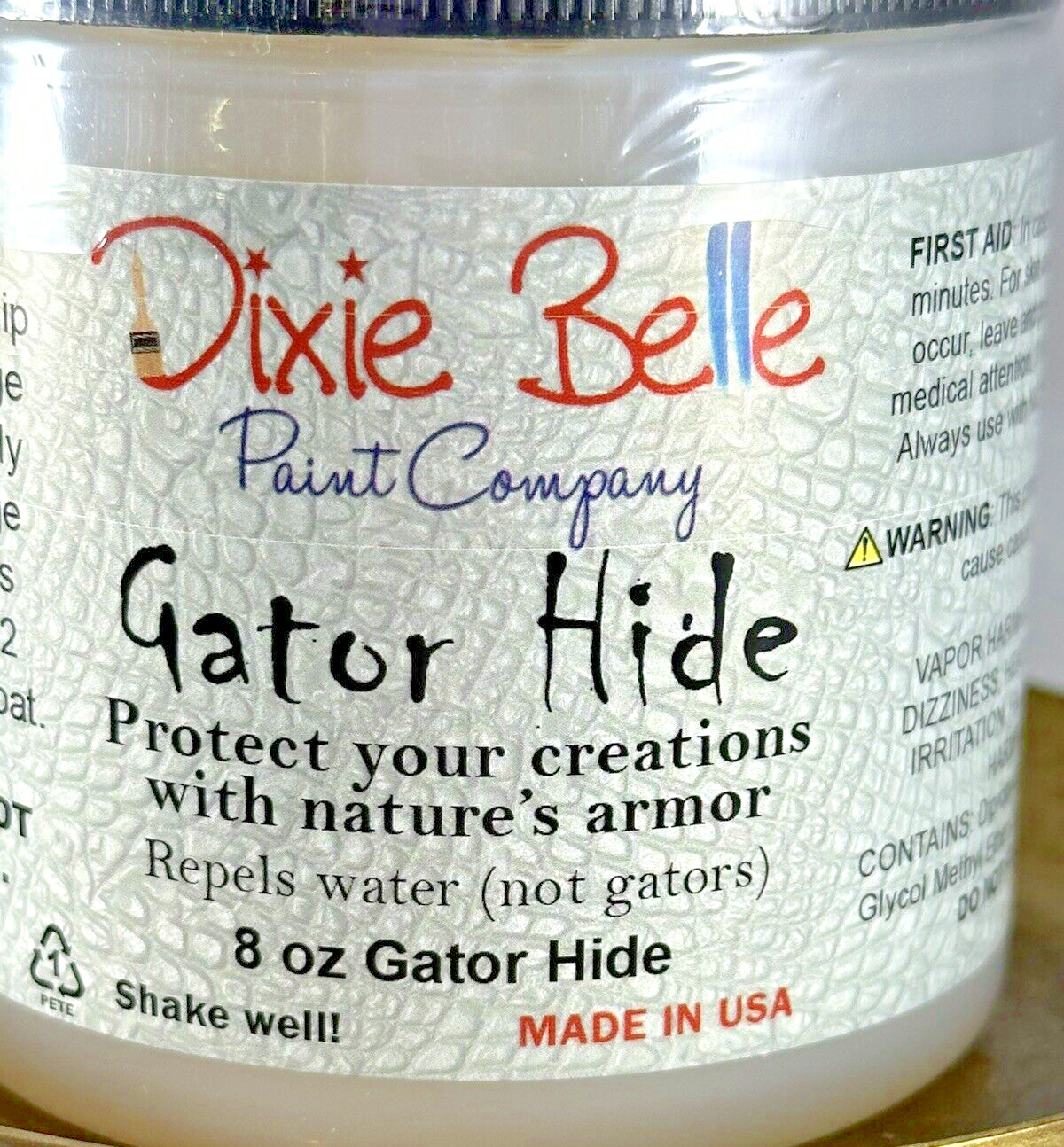 Dixie Belle Gator Hide Clear Top coat Sealer, 8 0z, NEW