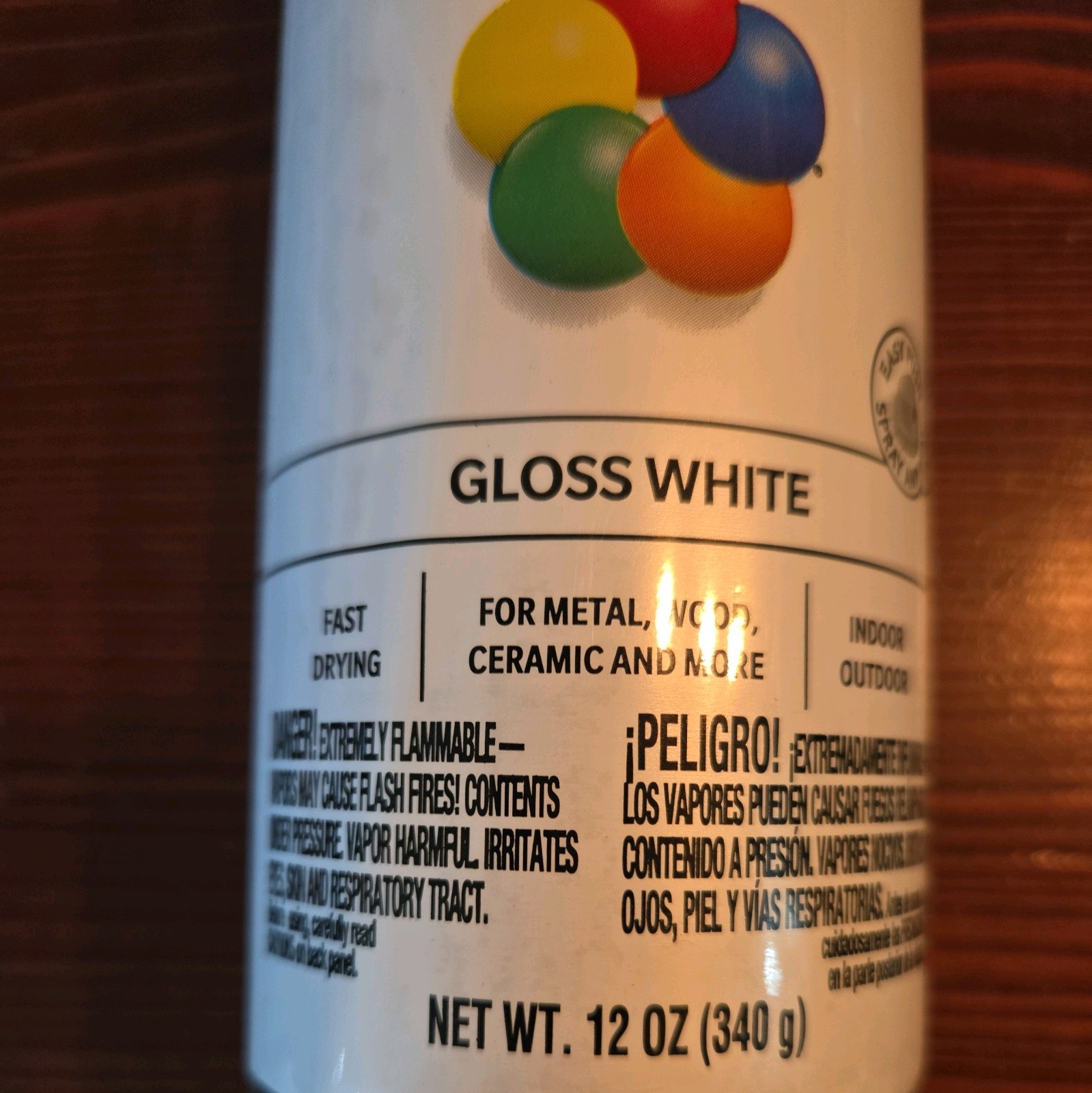 Lot Of 6 Krylon COLORmaxx Spray Paint & Primer Indoor Outdoor Gloss White 🔥 🧊