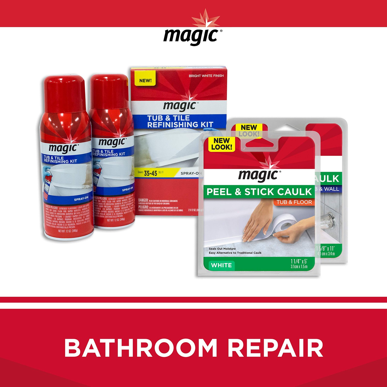 Kit De Reacabado De Azulejos Y Baneras – Aerosol En Aerosol – Reacabado De A…