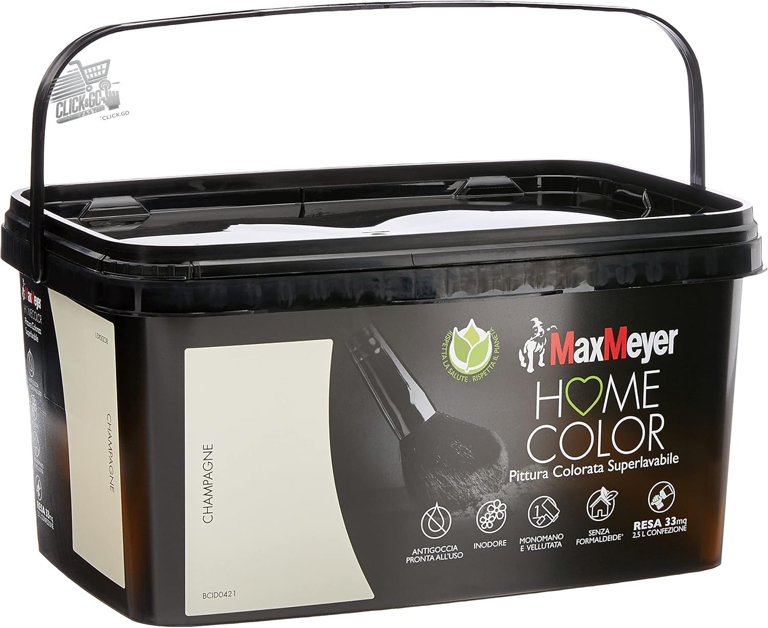 Maxmeyer Champagne Washable Interior Walls Paint 2.5L Home Hydropaint