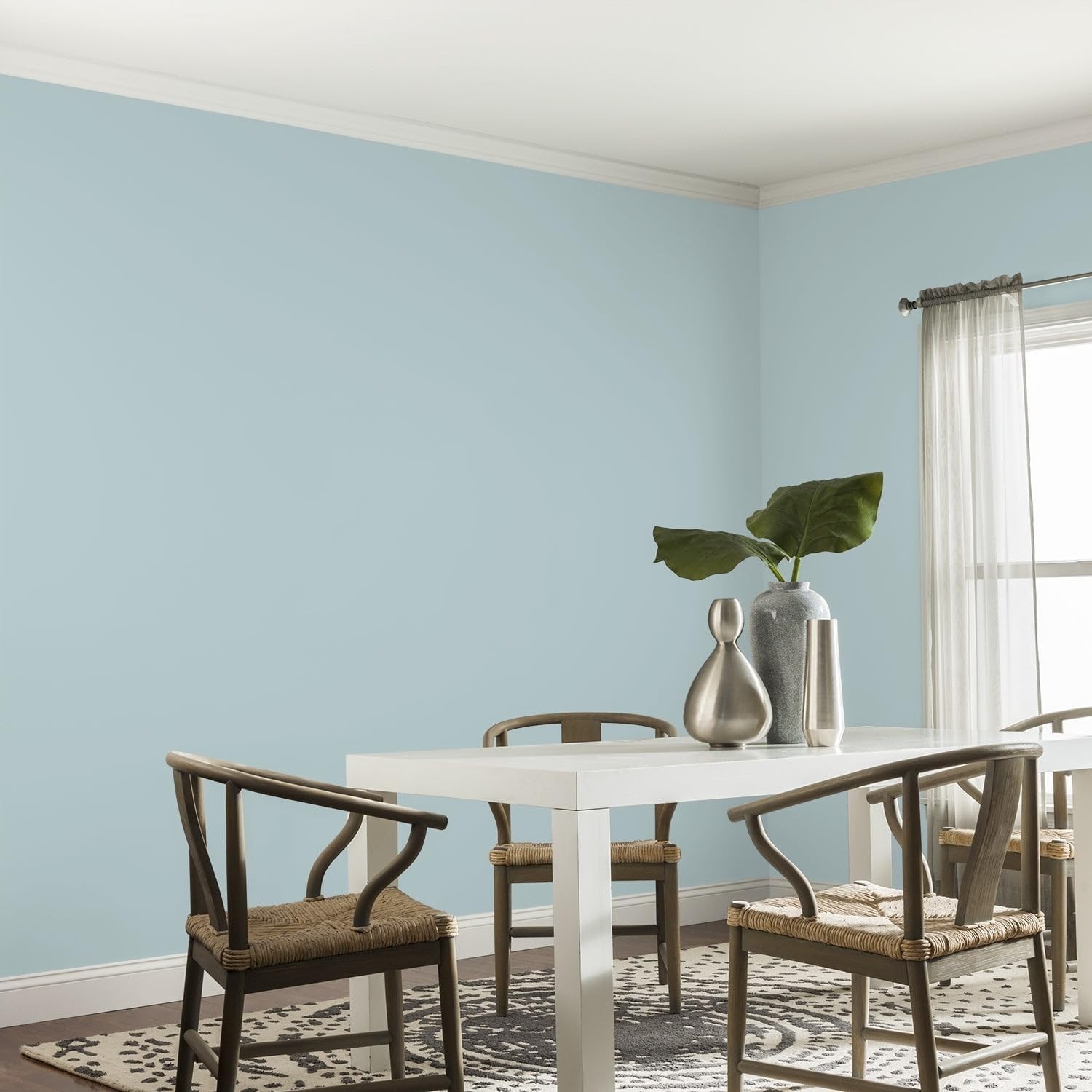 Eggshell Wall Paint & Primer – Misty Surf, 1 Gal