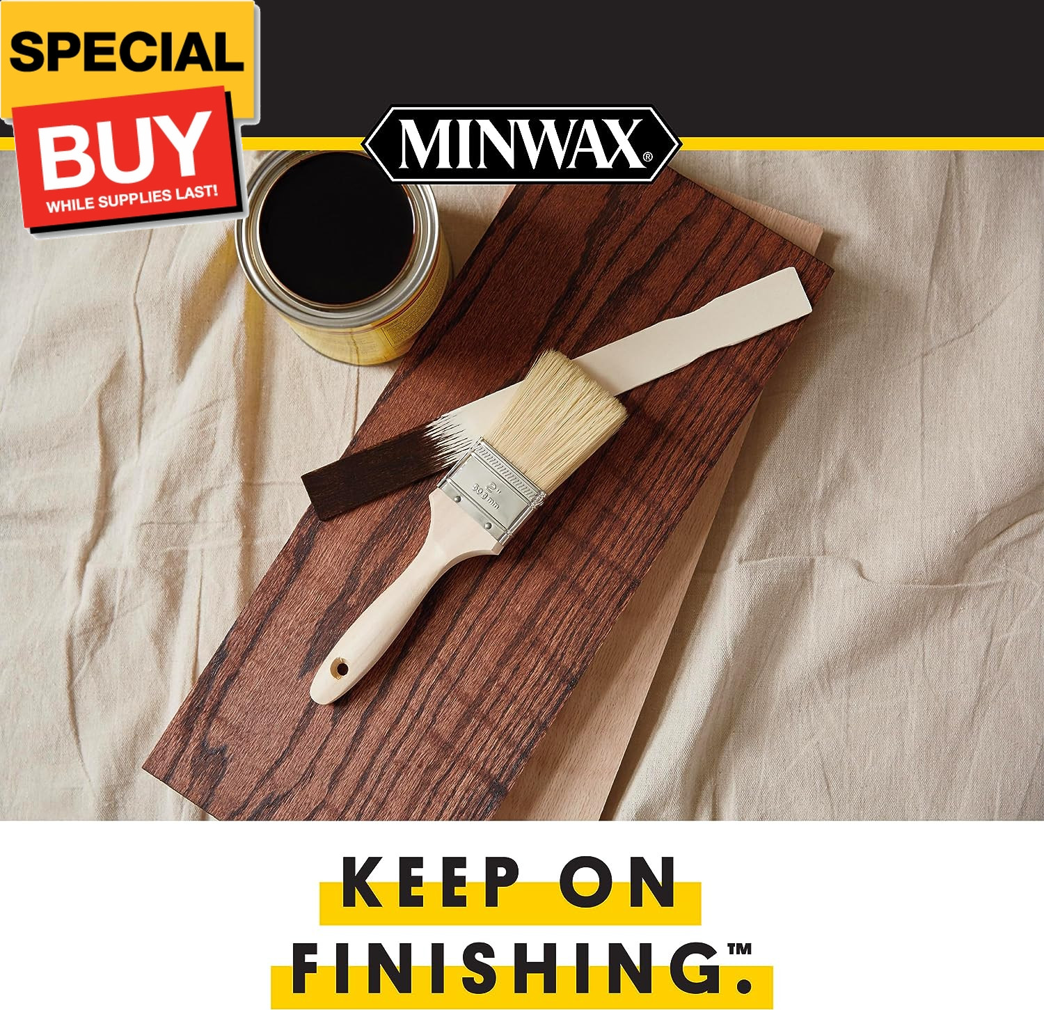 Fast Drying Polyurethane Spray, Protective Wood Finish, Clear/Warm Gloss, 11.5 o