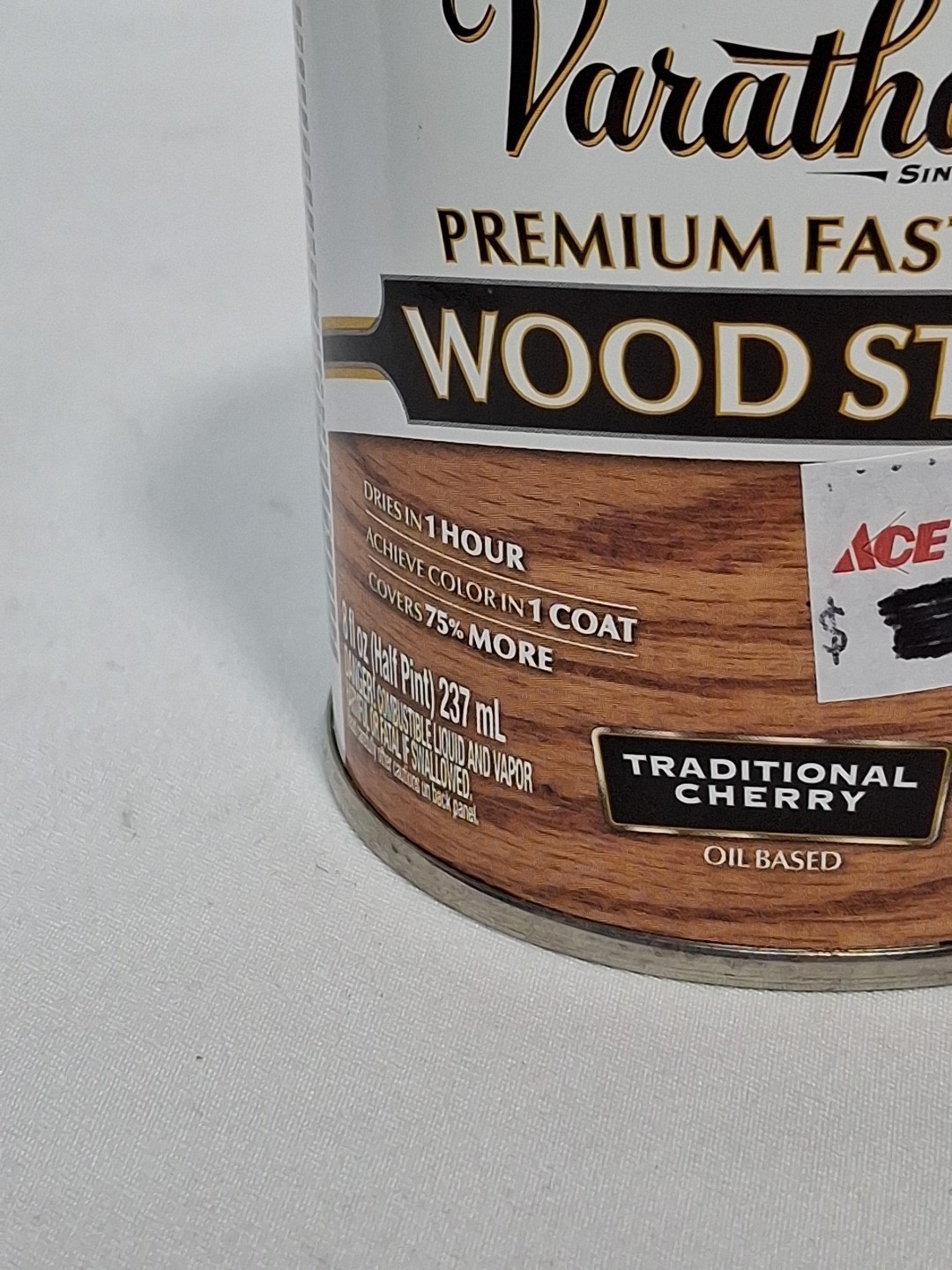 Varathane Semi-Transparent TRADITIONAL CHERRY Oil-Based Urethane WoodStain 0.5pt