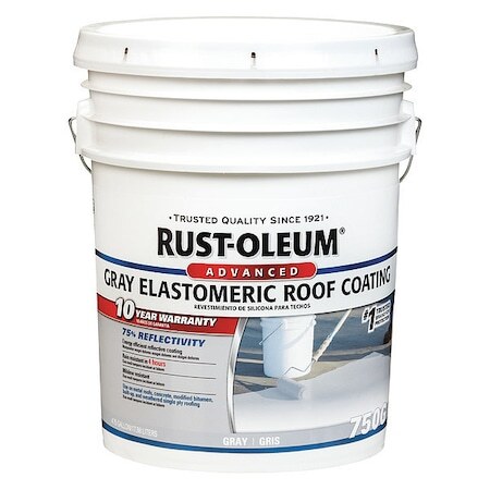 Rust-Oleum 345498 Elastomeric Roof Coating,4.75 Gal