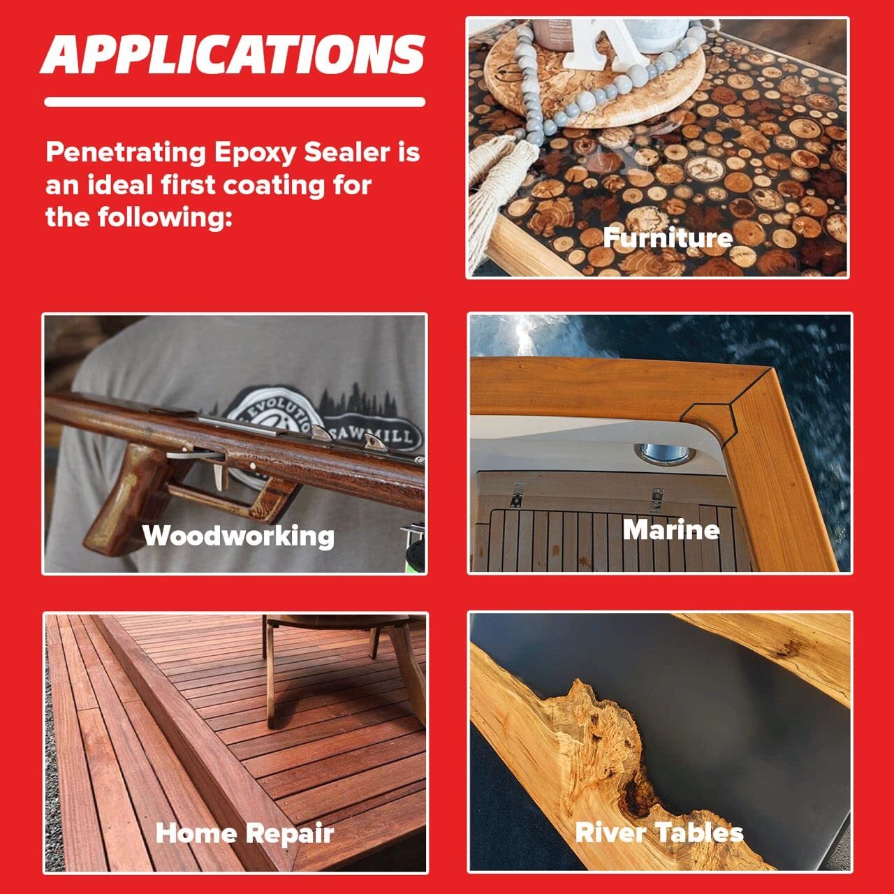 MAS Epoxies Wood Stabilizer – Two-Part Epoxy Sealer for Rot Repair and Restor…