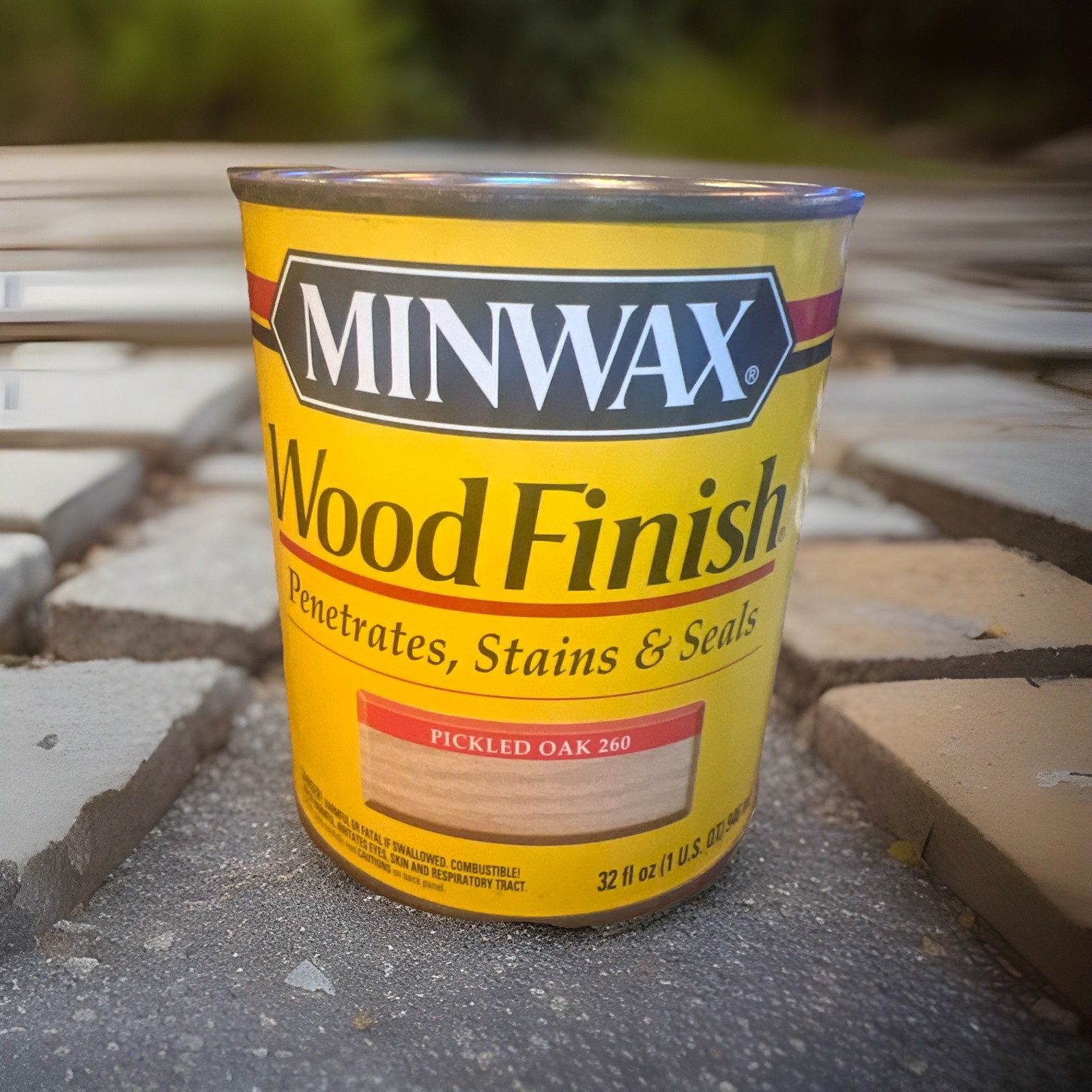 Minwax Pickled Oak 260 Wood Finish Oil-Based Wood Stain 1 Quart New Discontinued