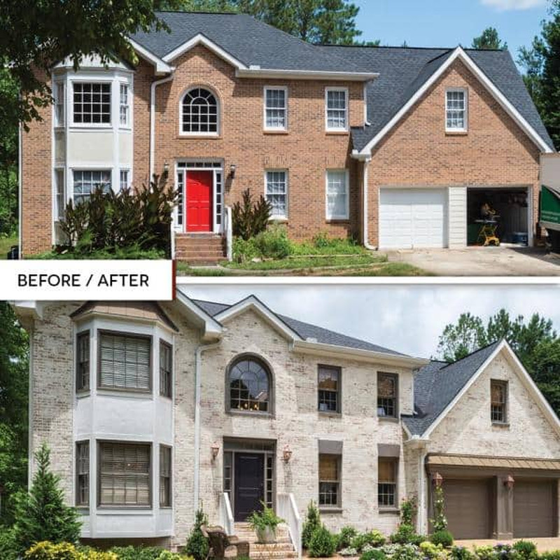 Bianco White Limewash Paint Interior/Exterior Nontoxic High UV Resistant
