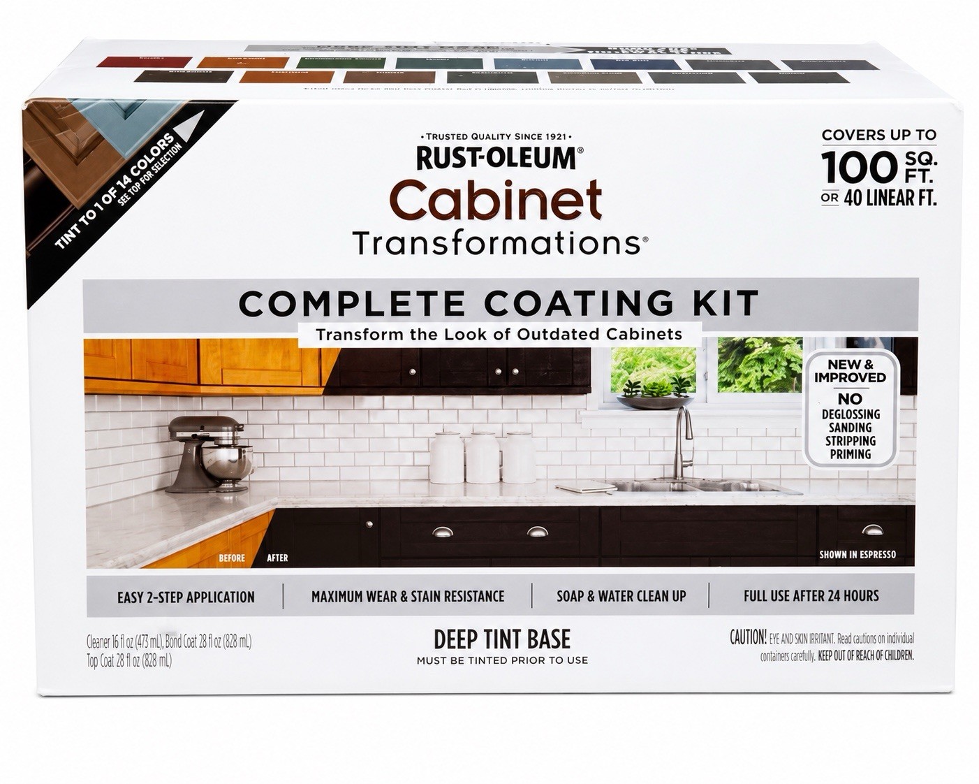Rust-Oleum 380390 Cabinet Transformations Kit Deep Tint Base Kit