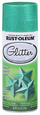 Rust-Oleum 302573 Specialty Glitter Spray Paint, Turquoise, 10.25-oz. – Quantity