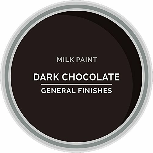 MILK PAINT Water Based Self-Sealing Dark Chocolate 1 Pint GENERAL FINISHES