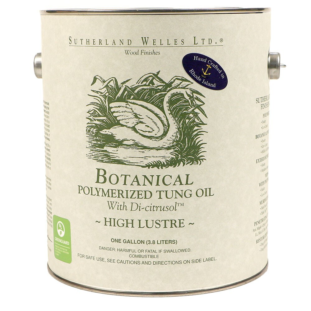 Sutherland Welles Botanical Polymerized Tung Oil – High Lustre – 1 Gallon