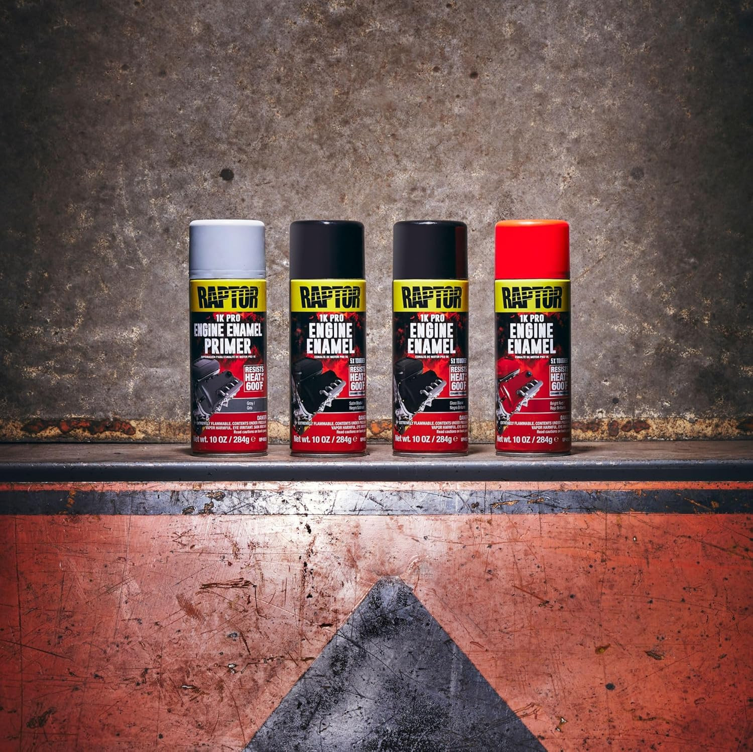 Engine Enamel Primer Spray, Professional Grade, Superior Adhesion for High Heat,