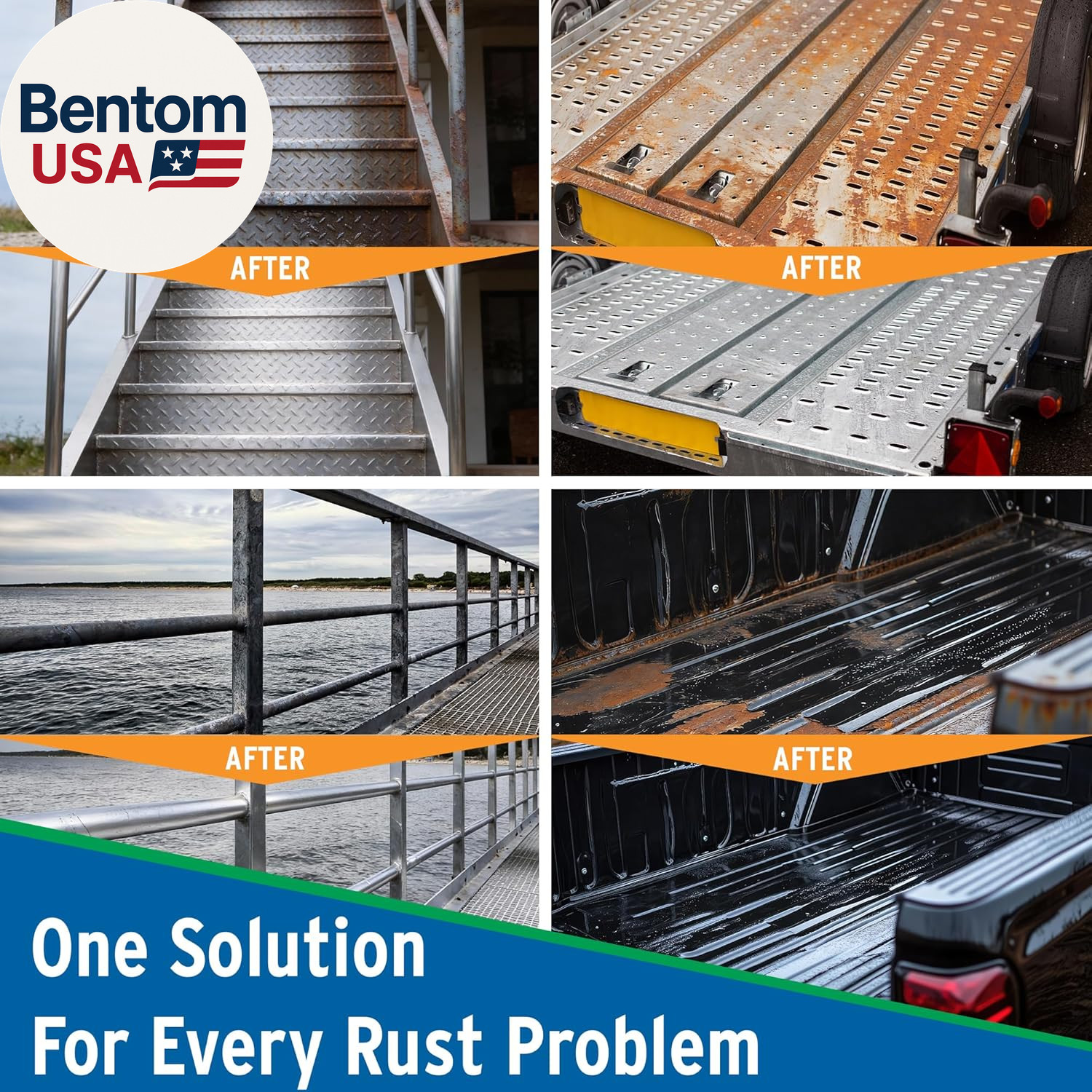 Rust Converter & Metal Primer – Stops & Prevents Corrosion on Metal, Pro-Grade R